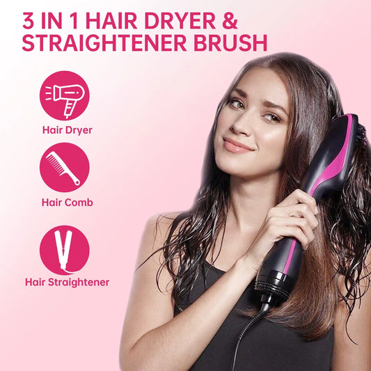 Hair Dryer and Blow Dryer Brush in One, Hair Dryer and Styler Volumizer with Negative Ion, Hair Styler for Smooth, Frizz-Free Results for All Hair Types