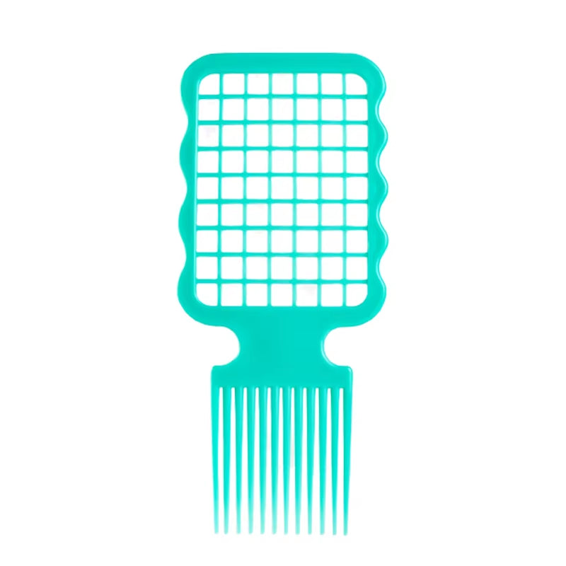 1Pcs Professional Afro Fork Comb Wide Teeth Hairdressing Brush Anti-Static Heat-Resistant Hair Styling Tools Curly Hair Brush
