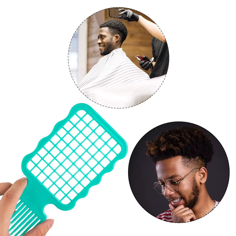 1Pcs Professional Afro Fork Comb Wide Teeth Hairdressing Brush Anti-Static Heat-Resistant Hair Styling Tools Curly Hair Brush