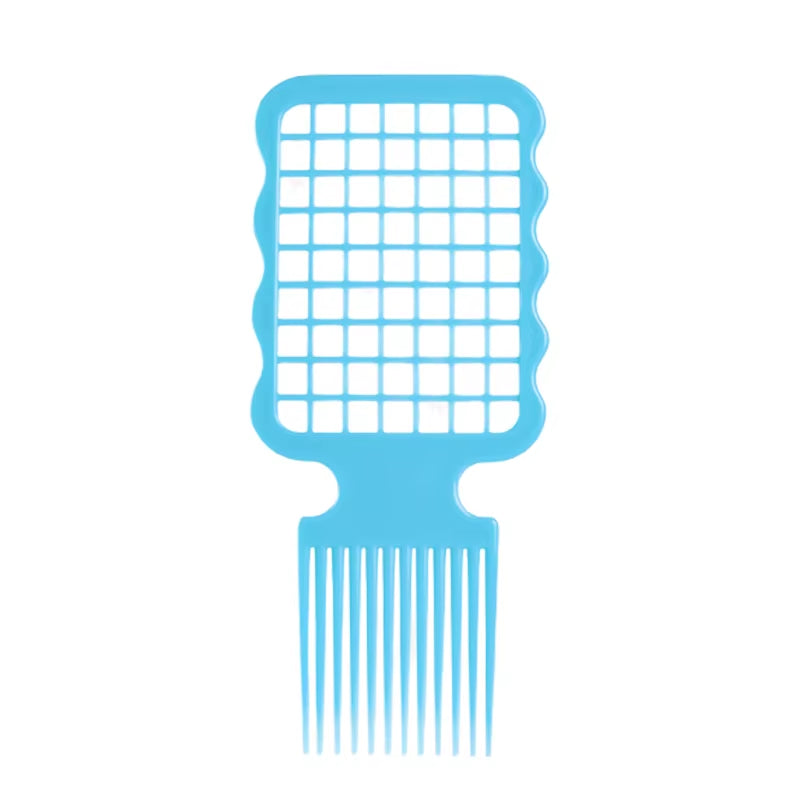 1Pcs Professional Afro Fork Comb Wide Teeth Hairdressing Brush Anti-Static Heat-Resistant Hair Styling Tools Curly Hair Brush