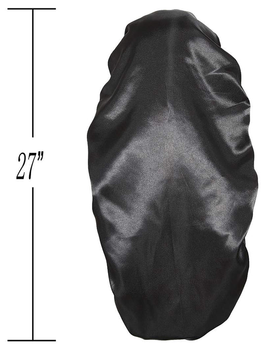2 Pcs Silk Bonnet for Women Satin, Soft Elastic Band Silky Sleeping Cap Big Bonnets for Braids