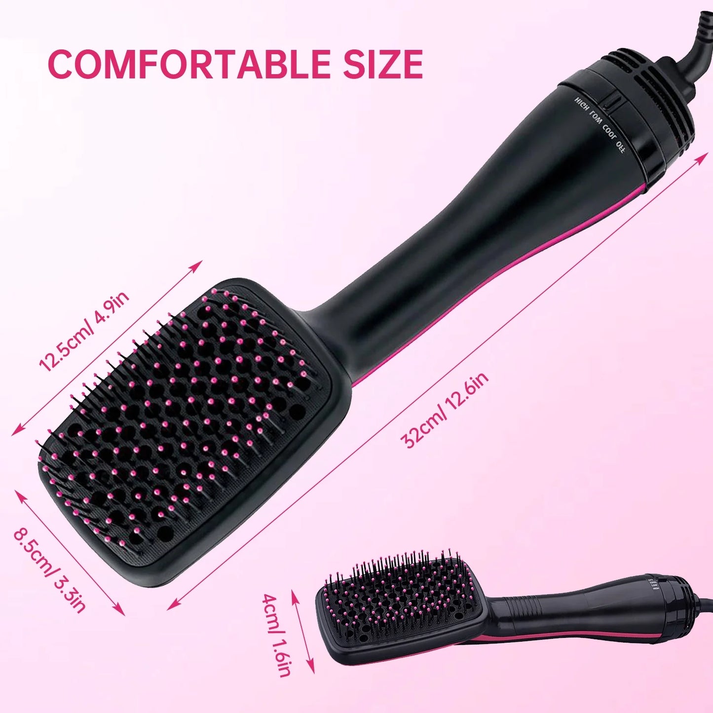 Hair Dryer and Blow Dryer Brush in One, Hair Dryer and Styler Volumizer with Negative Ion, Hair Styler for Smooth, Frizz-Free Results for All Hair Types