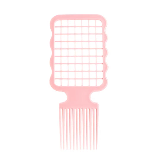 1Pcs Professional Afro Fork Comb Wide Teeth Hairdressing Brush Anti-Static Heat-Resistant Hair Styling Tools Curly Hair Brush